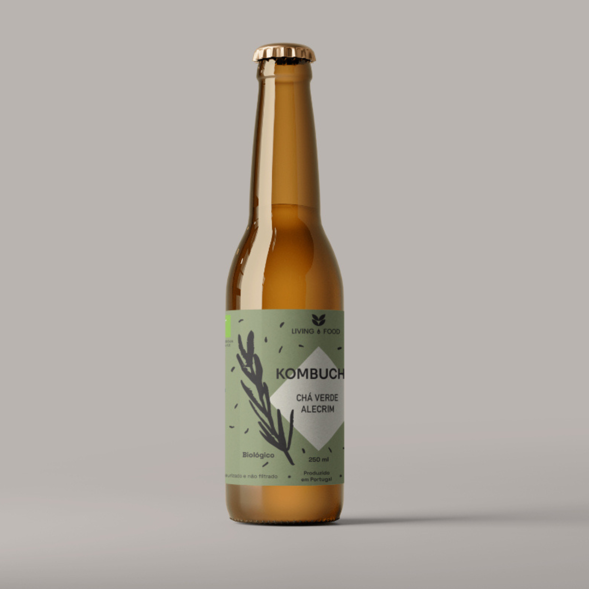 Kombucha Chá Verde - Alecrim