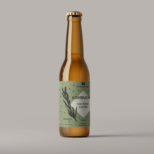 Kombucha Chá Verde - Alecrim