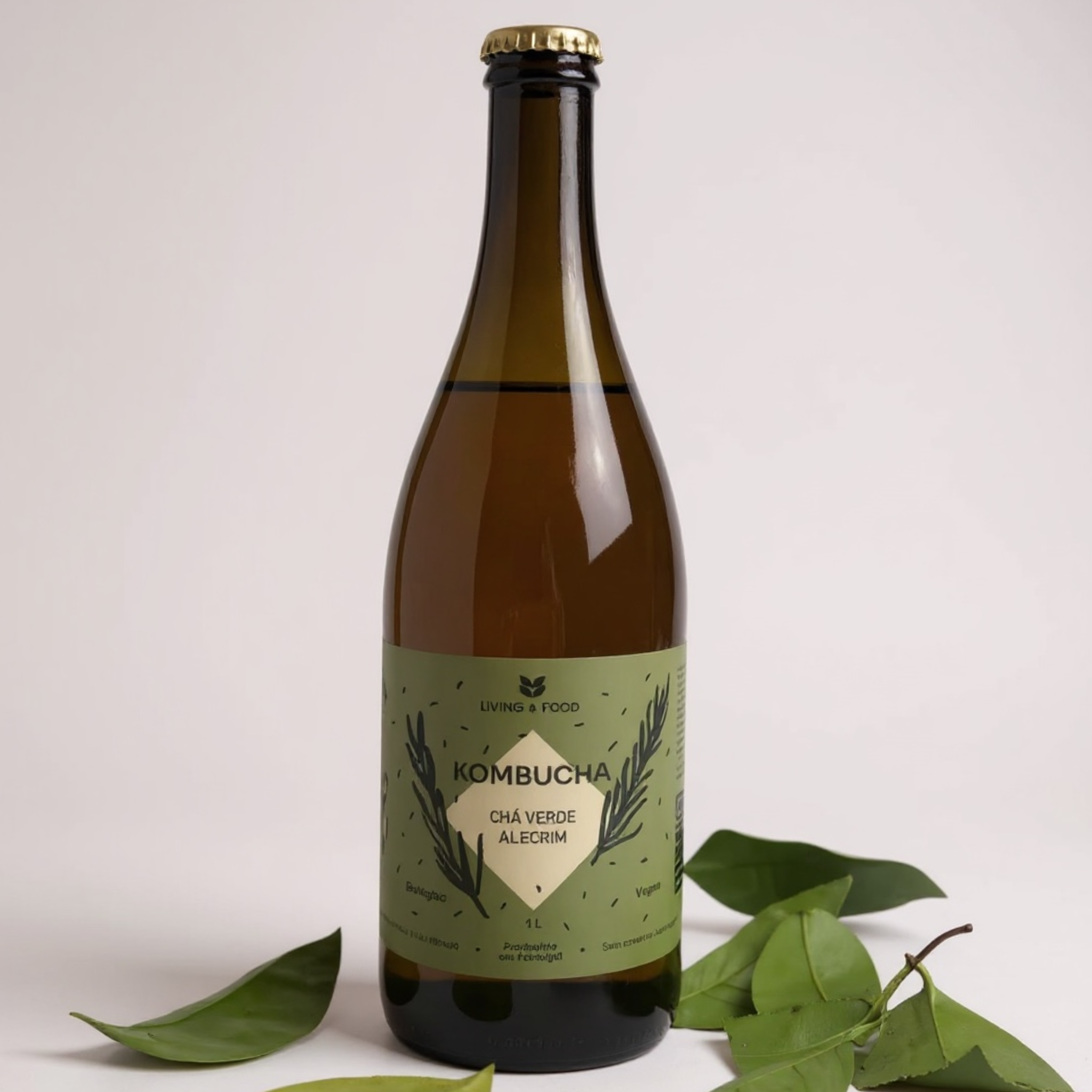 Kombucha Chá Verde - Alecrim