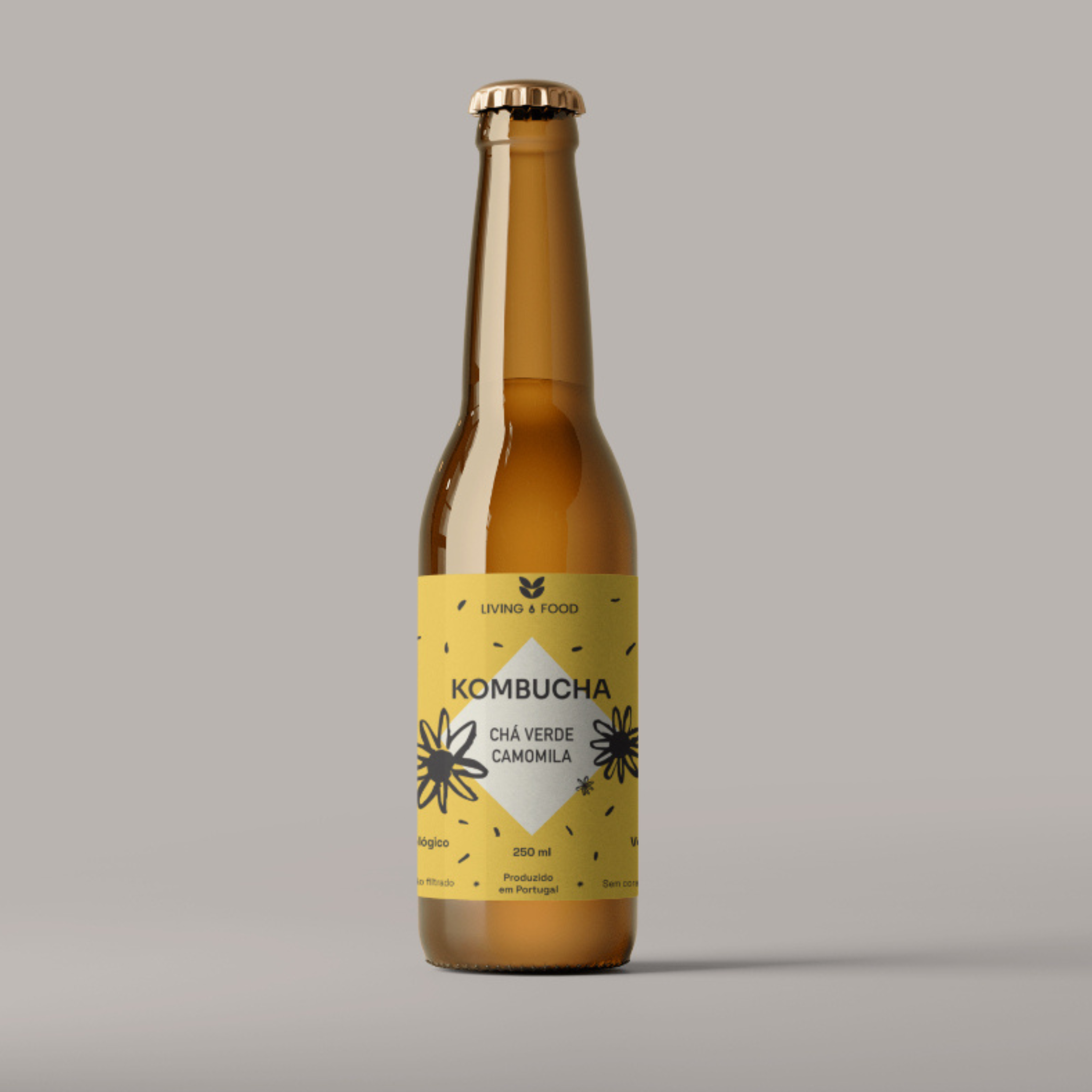 Kombucha Chá Verde e Camomila