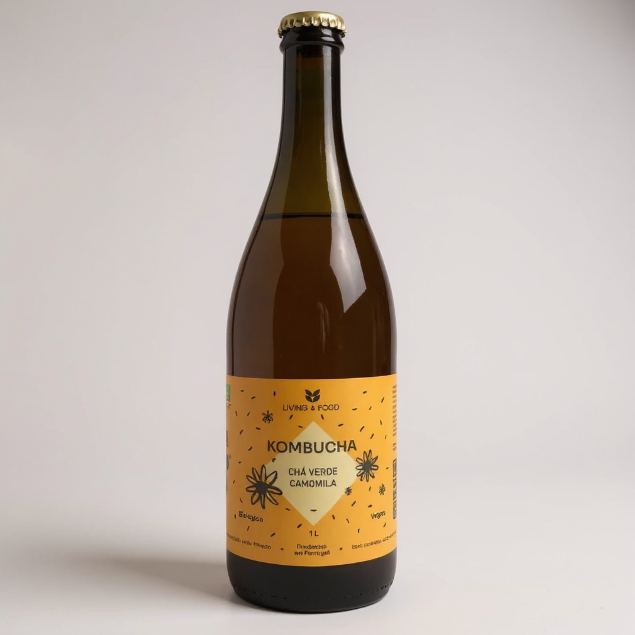 Kombucha Chá Verde e Camomila