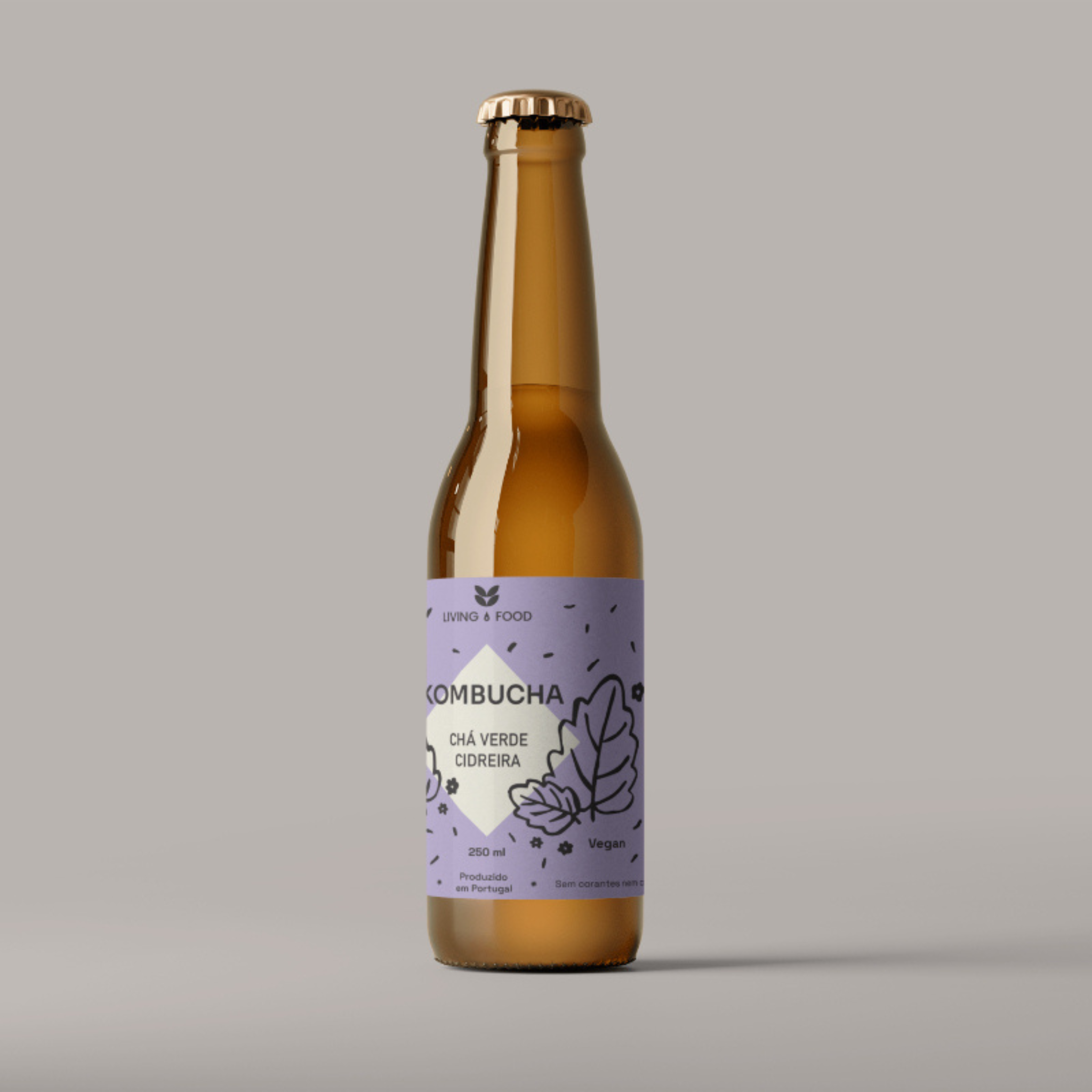 Kombucha Chá Verde e Cidreira