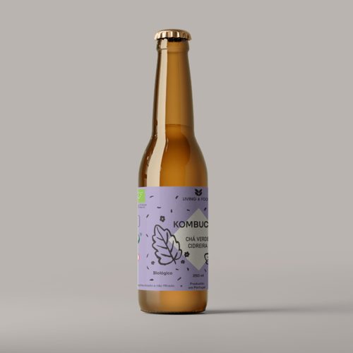 Kombucha Chá Verde e Cidreira